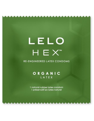 LELO HEX ORGANIC PRESERVATIVO CAJA 3 UDS