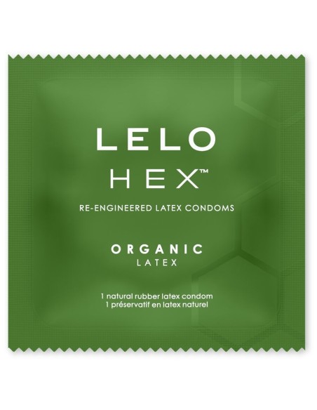 LELO HEX ORGANIC PRESERVATIVO CAJA 3 UDS