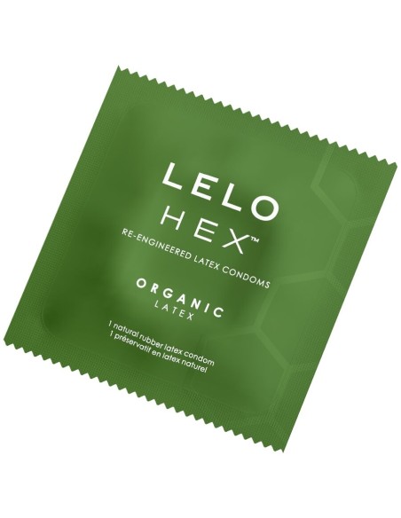 LELO HEX ORGANIC PRESERVATIVO CAJA 3 UDS