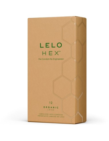 LELO HEX ORGANIC PRESERVATIVO CAJA 12 UDS