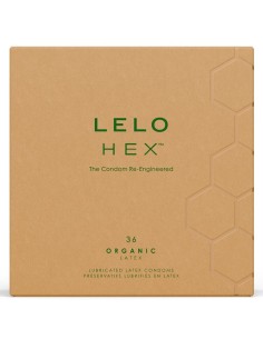LELO HEX ORGANIC PRESERVATIVO CAJA 36 UDS