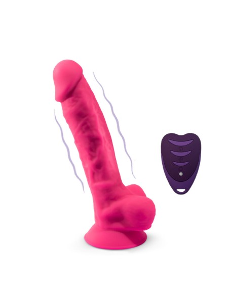 SILEXD PENE REALASTICO MODELO 18 ROSA VIBRACIAN CONTROL REMOTO LRS