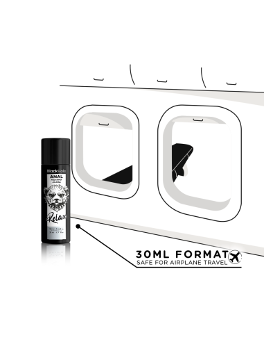 BLACK HOLE ANAL RELAXING CON JOJOBA BASE SILICONA 30 ML