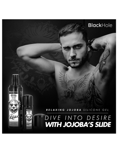 BLACK HOLE ANAL RELAXING CON JOJOBA BASE SILICONA 30 ML