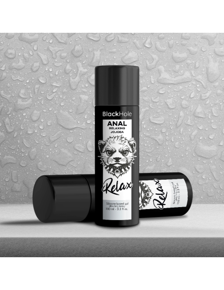 BLACK HOLE ANAL RELAXING CON JOJOBA BASE SILICONA 100 ML