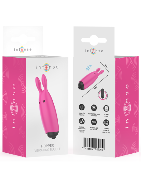 INTENSE HOPPER BALA VIBRADORA ROSA 83 X 24 CM