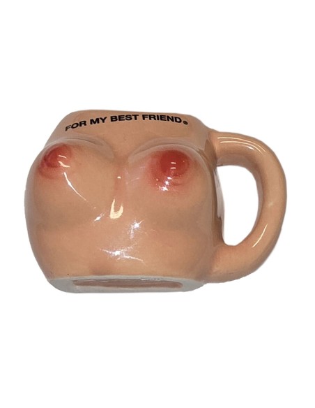 DIABLO PICANTE a VASO DE CHUPITO IMANTADO CON PECHOS aFOR MY BEST FRIENDa