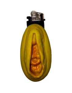 DIABLO PICANTE MECHERO VAGINA DORADO