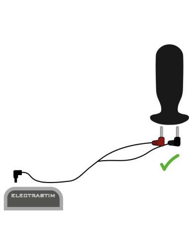 ELECTRASTIM CABLES DE ESTIMULACIAN 90 GRADOS