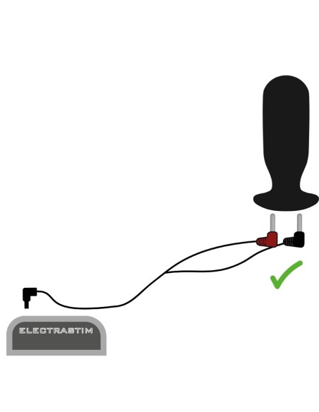 ELECTRASTIM CABLES DE ESTIMULACIAN 90 GRADOS