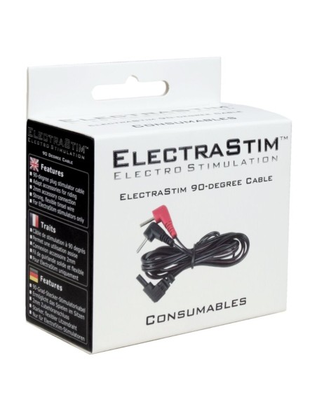ELECTRASTIM CABLES DE ESTIMULACIAN 90 GRADOS