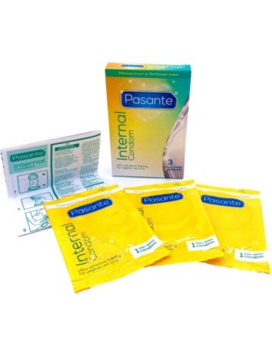 PASANTE INTERNAL PRESERVATIVO SIN LATEX 3 UNIDADES