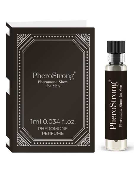 PHEROSTRONG PERFUME CON FEROMONAS SHOW PARA HOMBRE 1 ML PHEROSTRONG PERFUME CON FEROMONAS SHOW PARA HOMBRE 1 ML