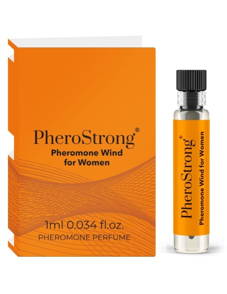 PHEROSTRONG PERFUME CON FEROMONAS WIND PARA MUJER 1 ML PHEROSTRONG PERFUME CON FEROMONAS WIND PARA MUJER 1 ML