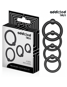 ADDICTED TOYS SET ANILLOS SILICONA DE PRESIAN