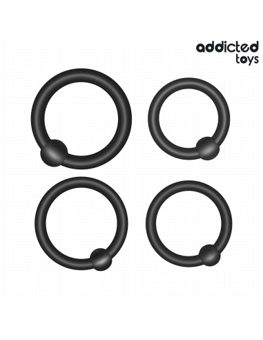 ADDICTED TOYS SET ANILLOS SILICONA DE PRESIAN