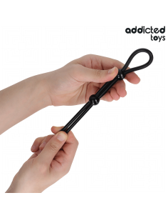 ADDICTED TOYS CUERDA SILICONA PARA EL PENE DE LAZO DOBLE 2