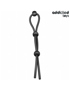 ADDICTED TOYS CUERDA SILICONA PARA EL PENE DE LAZO TRIPLE 2