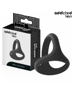 ADDICTED TOYS ANILLO TRIPLE GRUESO PARA EL PENE