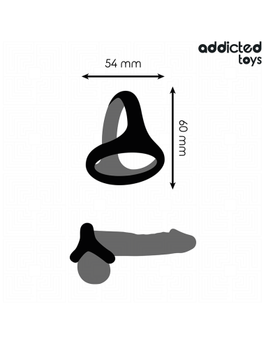 ADDICTED TOYS ANILLO TRIPLE GRUESO PARA EL PENE