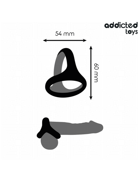 ADDICTED TOYS ANILLO TRIPLE GRUESO PARA EL PENE