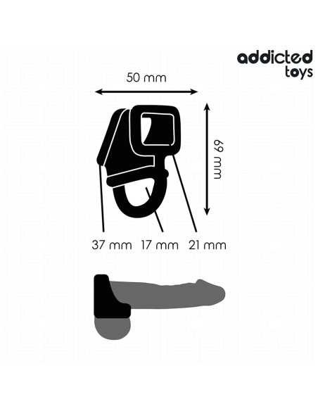 ADDICTED TOYS ANILLO JAULA PARA EL PENE