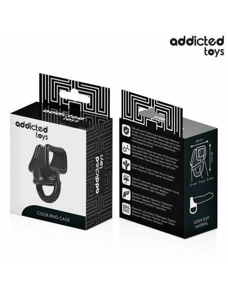 ADDICTED TOYS ANILLO JAULA PARA EL PENE