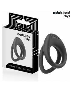ADDICTED TOYS ANILLO TEXTURIZADO DOBLE PARA EL PENE