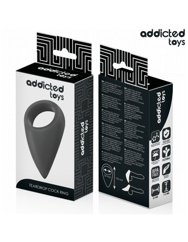 ADDICTED TOYS ANILLO CON FORMA DE LAGRIMA PARA EL PENE