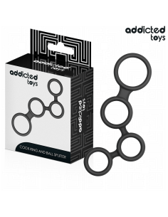 ADDICTED TOYS ANILLO PARA EL PENE CON DIVISORES PARA TESTACULOS