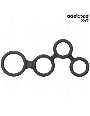 ADDICTED TOYS ANILLO PARA EL PENE CON DIVISORES PARA TESTACULOS