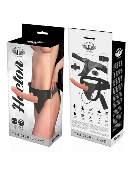 HARNESS ATTRACTION aRNES VIBRADOR HECTOR 20 X 35CM