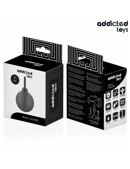 ADDICTED TOYS LIMPIADOR ANAL DE VIAJE TALLA S 90 ML ADDICTED TOYS LIMPIADOR ANAL DE VIAJE TALLA S 90 ML