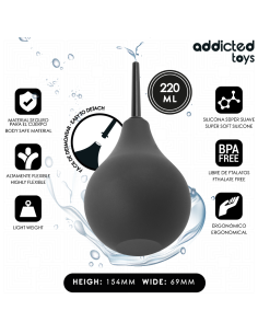 ADDICTED TOYS LIMPIADOR ANAL DE VIAJE TALLA L 220 ML 2