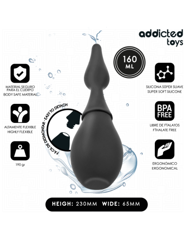 ADDICTED TOYS LIMPIADOR DE VIAJE SILICONA MODELO 1