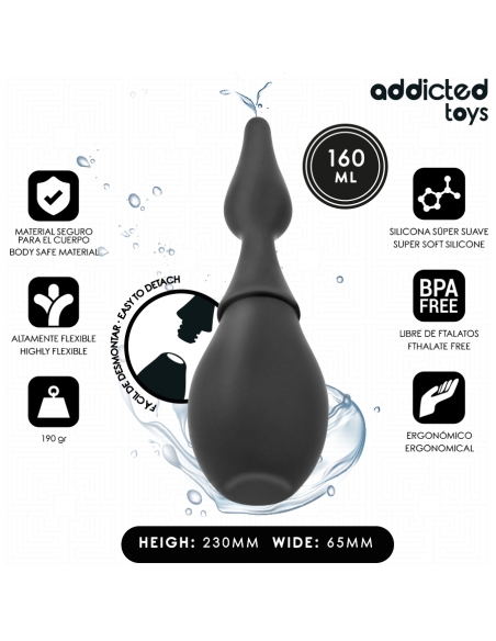 ADDICTED TOYS LIMPIADOR DE VIAJE SILICONA MODELO 1