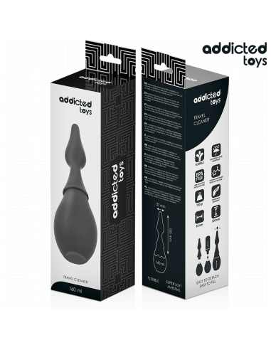 ADDICTED TOYS LIMPIADOR DE VIAJE SILICONA MODELO 1