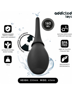 ADDICTED TOYS LIMPIADOR DE VIAJE SILICONA MODELO 3 2