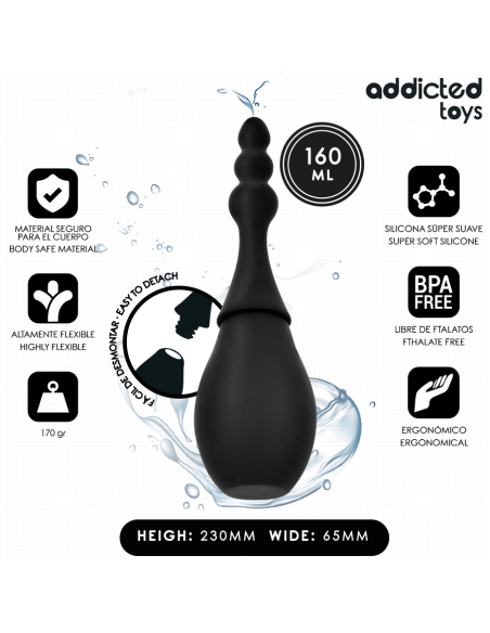 ADDICTED TOYS LIMPIADOR DE VIAJE SILICONA MODELO 4