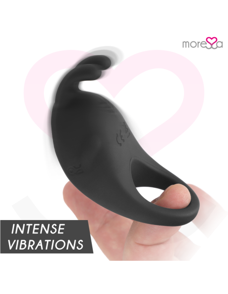 MORESSA BRAD PREMIUM SILICONE RECARGABLE NEGRO