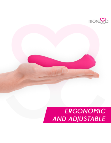 MORESSA CELSO MASAJEADOR DUO PUNTO G Y SUERO PELVICO PREMIUM SILICONE RECARGABLE