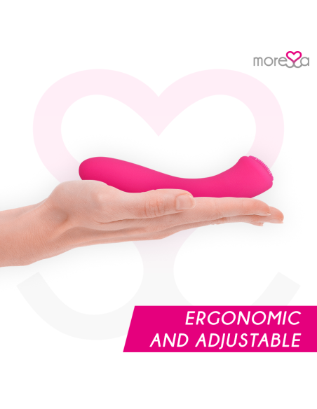 MORESSA CELSO MASAJEADOR DUO PUNTO G Y SUERO PELVICO PREMIUM SILICONE RECARGABLE