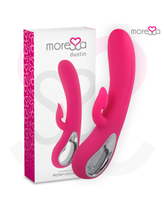 MORESSA DUSTIN ONDAS ESTIMULADORAS CLITORIAL Y POTENTE VIBRACIAN PREMIUM SILICONE RECARGABLE