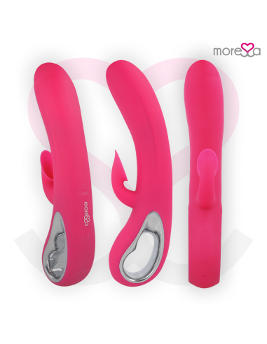 MORESSA DUSTIN ONDAS ESTIMULADORAS CLITORIAL Y POTENTE VIBRACIAN PREMIUM SILICONE RECARGABLE