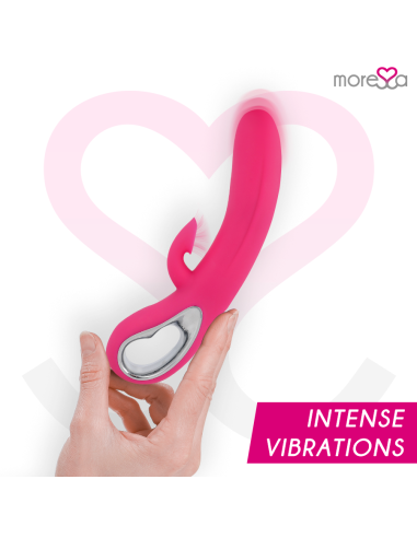 MORESSA DUSTIN ONDAS ESTIMULADORAS CLITORIAL Y POTENTE VIBRACIAN PREMIUM SILICONE RECARGABLE