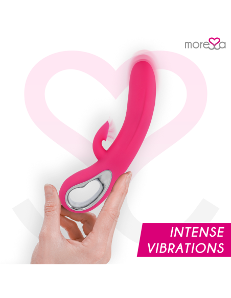 MORESSA DUSTIN ONDAS ESTIMULADORAS CLITORIAL Y POTENTE VIBRACIAN PREMIUM SILICONE RECARGABLE