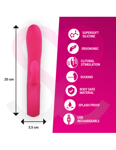 MORESSA DUSTIN ONDAS ESTIMULADORAS CLITORIAL Y POTENTE VIBRACIAN PREMIUM SILICONE RECARGABLE