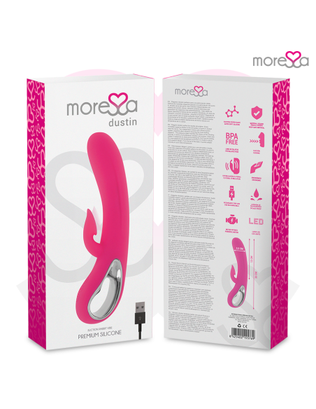 MORESSA DUSTIN ONDAS ESTIMULADORAS CLITORIAL Y POTENTE VIBRACIAN PREMIUM SILICONE RECARGABLE