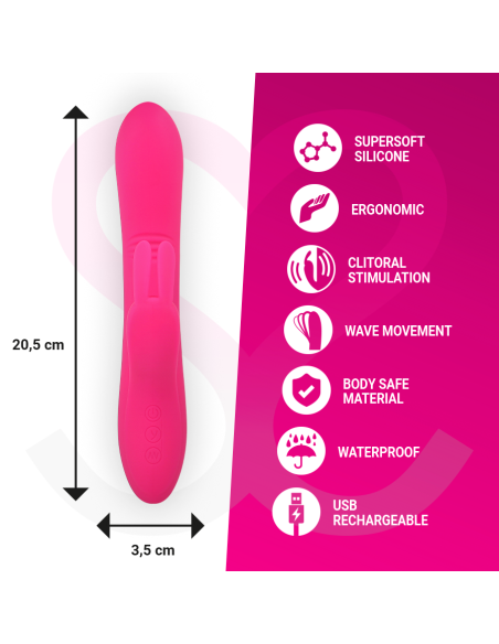 MORESSA ETHAN EFECTO WAVE MAS POTENTE VIBRACIAN PREMIUM SILICONE RECARGABLE
