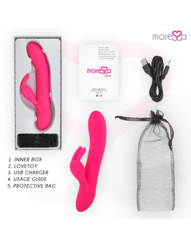 MORESSA ETHAN EFECTO WAVE MAS POTENTE VIBRACIAN PREMIUM SILICONE RECARGABLE